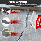 Concrete Crack Filler, 8 PCS Cement Crack Repair Sealant, Self Leveling Concrete Filler for Driveways, Walkways, Patios, Outdoor Joint Repair Waterproof