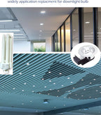 6pack PLT 32W Triple Tube Fluorescent Light Bulb, 5000K Bright White Daylight 4-Pin GX24-3 Type Base，High Transparency CRI 86