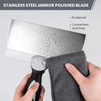 Mister Rui Taping Knife, 12" Drywall Taping Knife, Stainless Steel Taping Knife, Drywall Skimming Blade, Plastering Spatula Tools, Plastering Tool, Soft Grip Handle for Drywall Joint Taping