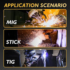 TOOLIOM Flip Front Welding Helmet Welding Mask with Flip Up Lens Welding Hood Shade-10 Welder Helmet for Stick MIG TIG