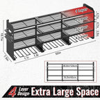 Large Power Tool Organizer Wall Mount-12 Drill Holder, Metal Heavy Duty Garage Tool Storage Shelves with Screwdriver Plier Holder, Gifts Idea for Men Dad Husband