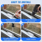 Saillong Replacement Sash Lock Compatible with Prime-line F 2590 for Vertical & Horizontal Sliding Windows, 2-1/4” Mounting Hole Centers, Broken Sash Locks for Additional Home Security (White,3 Pack)