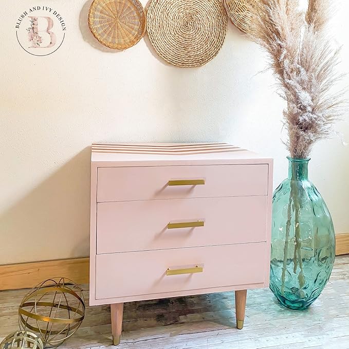 Dixie Belle Paint Company Chalk Finish Furniture Paint - Tea Rose (4oz) - Matte Muted Mauve Chic Chalk Mineral DIY Furniture Paint