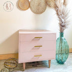 Dixie Belle Paint Company Chalk Finish Furniture Paint - Tea Rose (16oz) - Matte Muted Mauve Chic Chalk Mineral DIY Furniture Paint