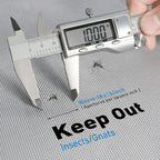 Window Screen Replacement Kit, 59"W × 106"L Durable Polyester Adjustable Screen Mesh with Retainer Spline (32ft) for DIY Project Window Screen Door Screen Replacement & Repair, Black