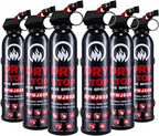 6PCS Fire Extinguisher for Home - Dry Stop Fire Extinguisher Spray, 600g Dry Chemical Fire Extinguisher for Kitchen, Car & Home | Portable, Fights Grease, Electrical & Vehicle Fires