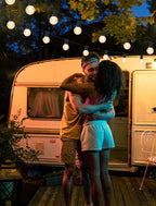 G40 LED Frosted Light Bulbs Replacement, 0.6W Shatterproof Globe Led String Light Bulbs, Replacement Bulbs for Indoor Outdoor String Lights, 25Pack, Warm White