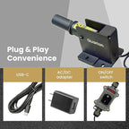 ML-300 Green Crosshairs Laser Line Generator for Indoor & Outdoor Large-Scale Cutting, Alignment, Construction, Module Projector, Waterproof, Type-C Charging, Magnetic Base, Class 1 product