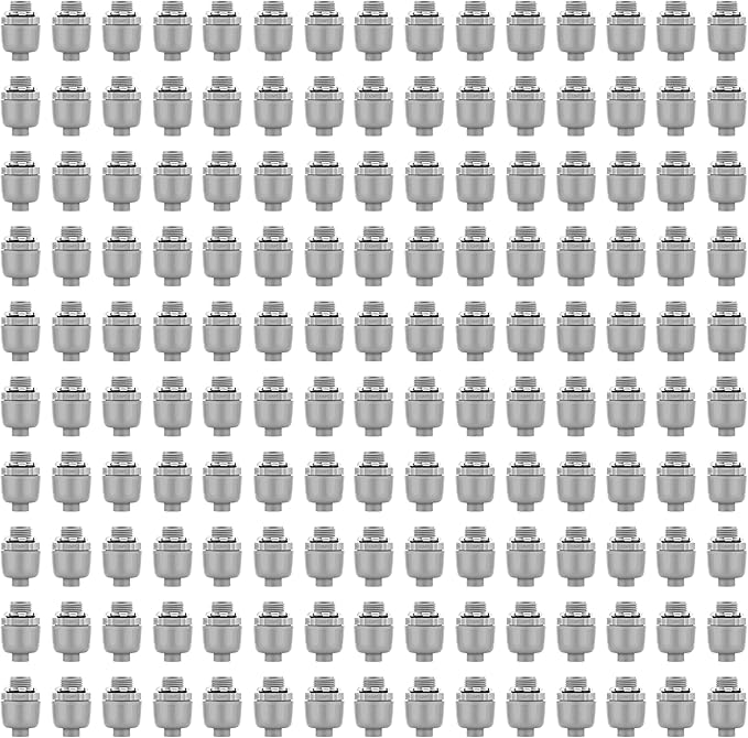 150 PCS 1/2" Liquid Tight Connector NPT Non-Metallic for PVC Electrical Flexible Conduit Fittings - Sturdy, Quick Installation, UL Listed for Home Outdoor Tubes Tools