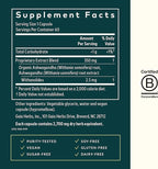 Gaia Herbs, Ashwagandha Root Vegan Liquid Phyto Capsules - Stress Relief, Immune Support Supplement, Balanced Energy Levels and Mood, 60-Count (Pack of 1)