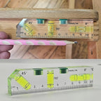 Magnetic T type 45°/90°/180° 3 Different Bubbles Shatterproof Cross Check Bubble Level Torpedo Pocket Levels String Line Tools For Picture Hanging Machinist Construction