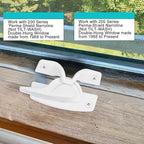Metal Window Lock Replacement for Andersen Window Parts, Work with 200 Series Narroline Or 400 Series Tilt-Wash Double-Hung Window, White Sash Lock and Keeper