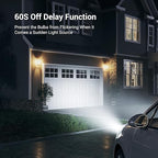 DEWENWILS Light Sensor Socket, E26 E27 Dusk to Dawn Light Bulb Sockets for Light Fixtures, Compatible with Incandescent/CFL/LED/Halogen Bulbs, ETL Listed, 6 Pack, White