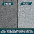 NOON's UP Super Mica-Seal Waterproof Spray | Greatly Penetrating Concrete Sealer Outdoor Waterproof Sealant | Bird Bath Sealant & Outdoor Cement Sealer | Concrete Sealer Spray (16.90 Fl Oz.)