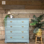 Dixie Belle Paint Company Chalk Finish Furniture Paint - Vintage Duck Egg (32oz) - Matte Light Blue Chic Chalk Mineral DIY Furniture Paint