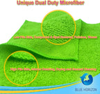 Microfiber Cleaning Cloths - 36 Pack, 16x16 Reusable, Lint-Free, Highly Absorbent Towels for Home, Kitchen, Car Detailing & Windows - Soft, Durable, Washable Cleaning Rags (Mix Color, 16" x 16")
