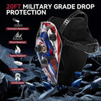 ARCCAPTAIN Auto Darkening Welding Helmet, 3.94"X3.66" Large Viewing Screen True Color Welding Hood with 4 Arc Sensor Solar Powered, Wide Shade 4-5/5-9/9-13 Welding Mask (Captain Metal)