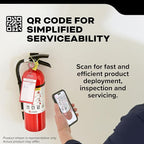 Kidde Commercial-Grade Fire Extinguisher for Office, Schools, Rechargeable 1A10BC