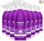 Method Antibacterial All Purpose Cleaner Spray, Wildflower, Kills 99.9% of Household Germs, 28 fl oz (Pack of 8)