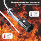 PATIKIL Candelabra Base Lamp Holder Light Socket, 10pcs UL Listed Keyless E12 Bulb Socket with 9.8" Wire Leads for E12 Incandescent LED Light Bulbs, 2.8" Tall