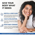Sleeping Pills for Adults 550mg - Valerian Root for Sleep | Melatonin 3mg | L-Theanine | Magnesium - Natural Sleep Aid Supplement - Non-Habit Forming Rest Support - Made in USA - 1/Day | 60 Capsules