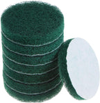 HARFINGTON 8pcs Drill Power Brush 4 Inch Tile Scrubber Scouring Pads 150-240 Grit for Bathroom Kitchen Household Cleaning