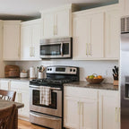 10 Pack 7.5 Inch(192mm) Hole Center Brushed Gold Modern Cabinet Pulls Kitchen Cabinet Handles Kitchen Cabinet Hardware Timeless Drawer Pulls for Dresser Cupboard Wardrobe, B-Gold(7.5x10)