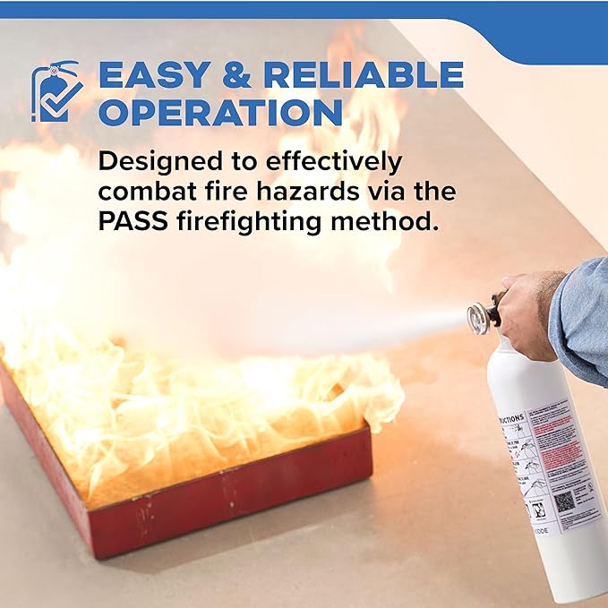 Kidde Fire Extinguisher for Boats, Single-Use 10BC