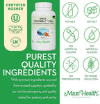 Liposomal Vitamin C - Liposomal VIT C - 1000mg Tablets with Digestive Blend - Highly Absorbable High Dose VitaminC - Non GMO Kosher Vegetarian Doctor-Formulated Immune Support Supplement (90 Count)
