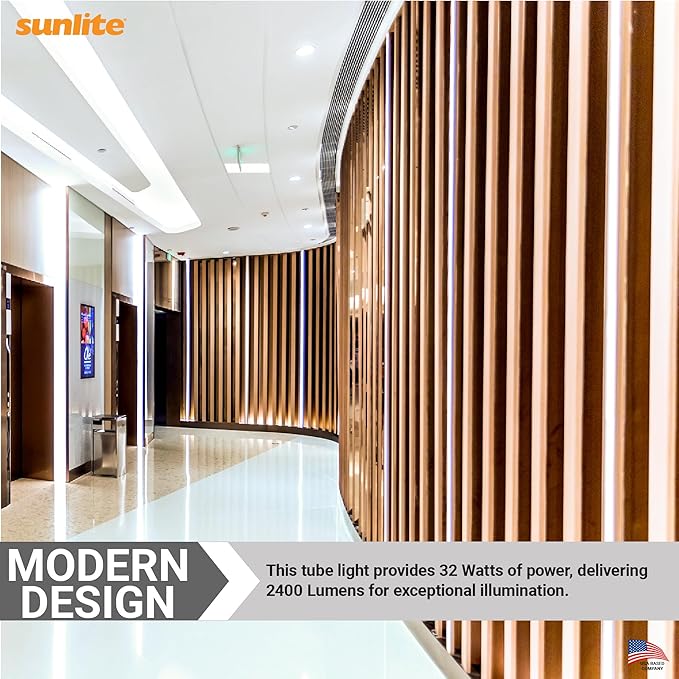 Sunlite CFL Plug-in PLT 4-Pin Triple Tube Light, 32 Watts, 4-Pin GX24q3 Base, 2400 Lumens, 4100K Cool White, 10 Pack