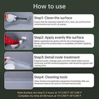 35 oz Transparent Waterproof Coating, Clear Liquid Sealant Invisible Waterproofing Adhesive Leak Repair Agent for Concrete, Wall, Wood, Brick, Water-Based Outdoor & Indoor Paint Sealer 1KG