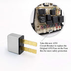 5A Automotive Circuit Breaker T1 Thermal Reset, Plug In Mounting, ATC ATO Blade Type Terminal Connection (2 pcs)