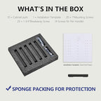 10 Pack 4 Inch Length|3 Inch(76mm) Hole Center Matte Black Kitchen Cabinet Handles, Cabinet Pulls Kitchen Cabinet Hardware, Cupboard Pulls, Drawer Handles