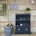 Dixie Belle Paint Company Chalk Finish Furniture Paint - Midnight Sky (4oz) - Matte Blue Black Chic Chalk Mineral DIY Furniture Paint