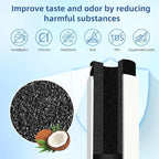 HAF-CIN/EXP Water Filter for Samsung DA29-00020B Rs25h5111sr, Hdx Fms-2 Water Filter for Samsung Refrigerator rf28hfedtsr RF263BEAESR Rf260beaesr RF263BEAESG Rs25j500dsr Rf28hmedbsr, 3 Pack SETFEEL