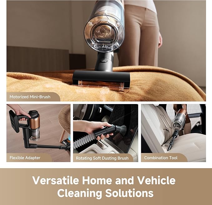 DREAME Z20 Station Cordless Stick Vacuum Cleaner with Dust Removal Hub, Dust Reveal Omni-Brush, 250AW Powerful Suction for Multi-Surface, Up to 90min Running Time, Smart Detection Upright Vacuum