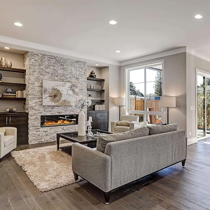 Meconard 6 Pack 4 Inch LED Recessed Ceiling Light with Junction Box, 2700K/3000K/3500K/4000K/5000K Selectable, 9W=75W 750LM, Dimmable Canless Downlights, ETL and Energy Star Listed