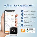 Frigga 4G Cellular & WiFi Temperature Humidity Monitor, 2 Years Subscription Included, Remote Temperature Sensor with App, Email, Voice Alerts for RV, Pets Safety, Vacation Home Monitoring, S0