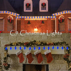 SUNSGNE 25 Pack C9 Christmas Replacement Night Light Bulbs, 7 Watt Incandescent Light Bulbs for C9 Christmas String Lights, Candle Lamps, Night Lights, Blue, E17 Intermediate Base