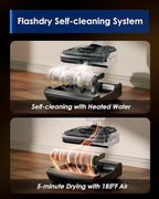 Tineco Floor ONE Switch S6 Stretch Wet Dry Vacuum Cleaner, Multi-Function, 180° Lay-Flat, Anti-Tangle Design, Self-Cleaning, 65Min Runtime, Dual-Edge Cleaning, Whole-House Cleaning Floor Cleaner