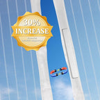 Magnetic Screen Door - Self Sealing, Heavy Duty, Hands Free Mesh Partition Keeps Bugs Out Let Breeze in- Pet and Kid Friendly - Keep Open Feature (White, Fit Door Size 39 x 82 Inch)