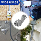 (1" Conduit Elbow 10 Pack) Yariwiz 1 inch Plastic Liquid Tight Conduit 90 Degree Elbow