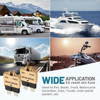 NuIth Manual Reset Mini Fuse Circuit Breakers 5A, E39 Low Profile ATO/ATC Circuit Breaker Blade Fuse 12V-32V DC 5A Re-settable Standard Blade Fuses for Car Truck RV Marine (2PCS-5A)