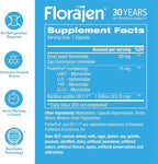 Florajen Complete Probiotic, Prebiotic, & Postbiotic, Women & Men's Daily Immune Support & Digestive Supplement for Constipation and Bloating Relief, 30 Capsules