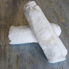 Premium White Terry Cloth Rags (25 lbs.Bag - 2 Pack) Super Absorbent Cotton Towel Cleaning Rags for Garage, Industrial Use & Housekeeping