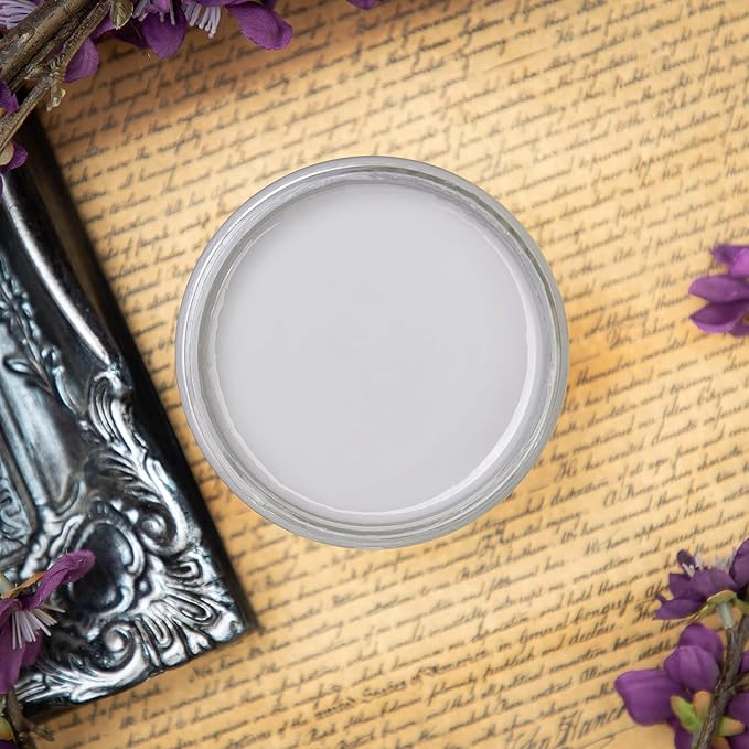 Dixie Belle Paint Company Chalk Finish Furniture Paint - Mason Dixon Gray (4oz) - Matte Charcoal Gray Chic Chalk Mineral DIY Furniture Paint