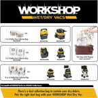 WORKSHOP Wet/Dry Vacs Shop Vacuum Accessories WS25009A Utility Nozzle Attachment for Wet Dry Vacuum Cleaners, Fits 2-1/2-inch Extension Wands and Hoses