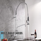 Stainless Steel Pre-Rinse Overhead Spring, Spring for Pre-Rinse Comercial Sink Faucets