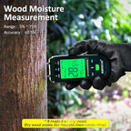Wood Moisture Meter for Wood, Like Hardwood and Softwood Replaceable Pin Moisture Tester with Batteries