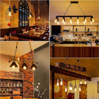 HESSION ST64 LED Edison Bulb - 4W Equivalent 40Watt, 4-Pack 2700K Warm White Light Bulbs, E26 Base Bulb- Easy Install, Vintage Decorative LED Light Bulbs for Home Light